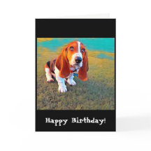 Basset Hound Hund Puppy Whimsical Artistic Photo