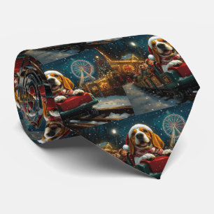 Basset Hound Hund Rulltrappa Jul Slips