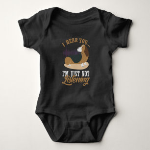 Basset Hound Hund - stora Öron men inte lyssna T Shirt