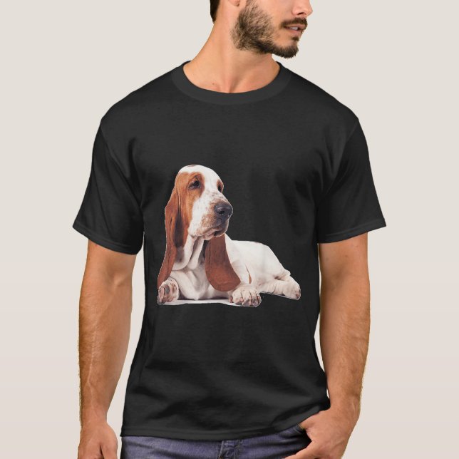 Basset Hound Hund tröja I Kärlek som Basset Hound (Framsida)