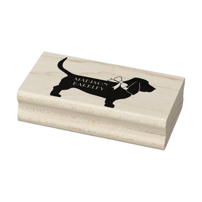 Basset Hound Hund Valp Stämpel (Stämpel)