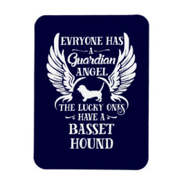 Basset Hound hund vårdgarantängel Magnet