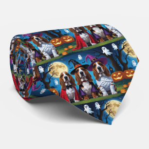 Basset Hound Hundar Pumpkin Halloween Funny Slips