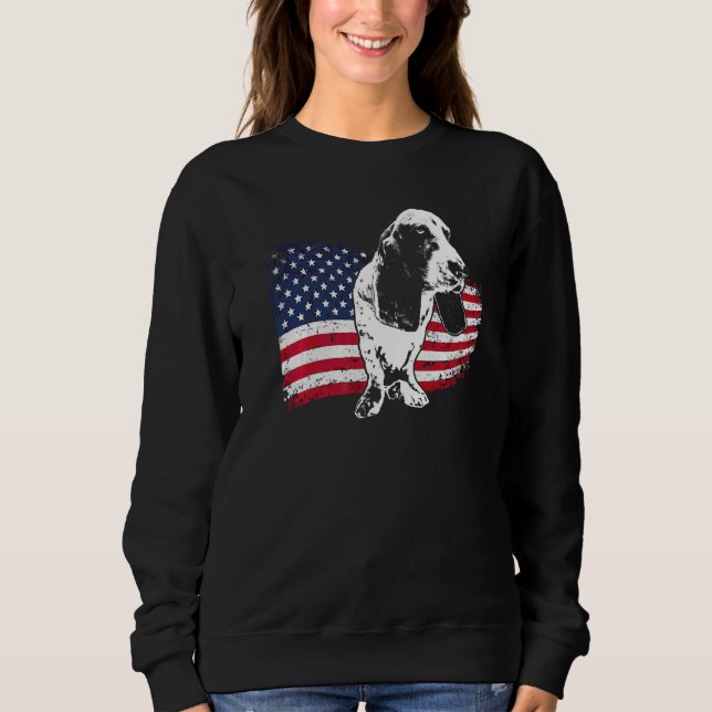 Basset Hound Hundras  1 T Shirt (Framsida)
