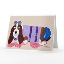 Basset Hound i flipprar 