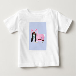Basset Hound i kanindräkt T Shirt