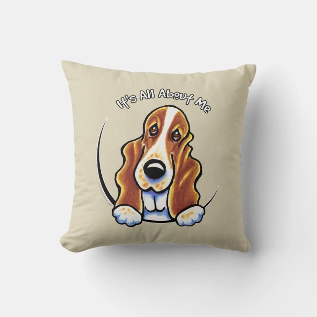 Basset Hound IAAM Kudde (Framsida)