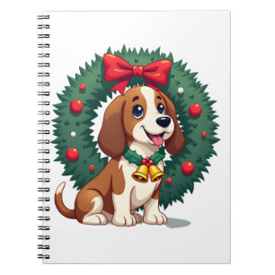 Basset Hound Jingle Klockor hund Anteckningsbok