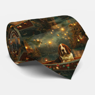 Basset Hound jul - sluten resa Slips