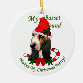 Basset Hound-julklappar Ornament