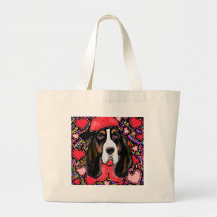 Basset Hound Jumbo Tygkasse