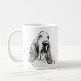 Basset hound kaffemugg