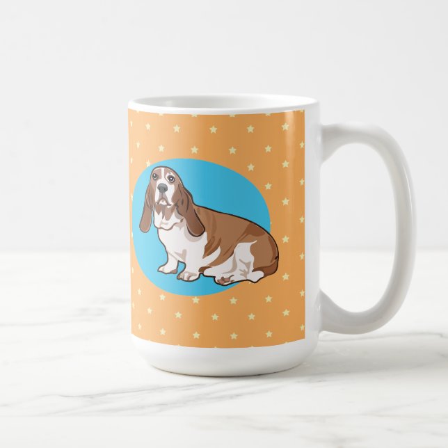 BASSET HOUND KAFFEMUGG (Höger)