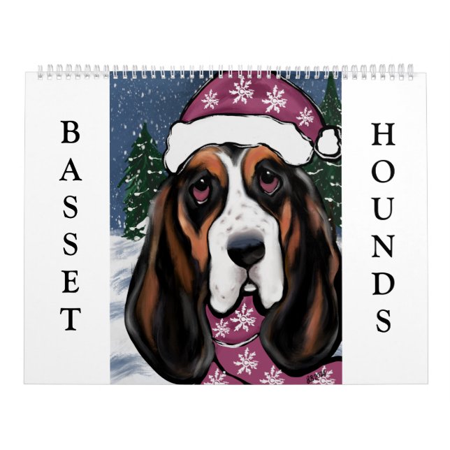 BASSET HOUND KALENDER (Omslag)
