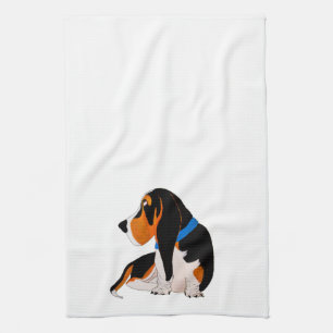 Basset Hound Kökets Tower Kökshandduk