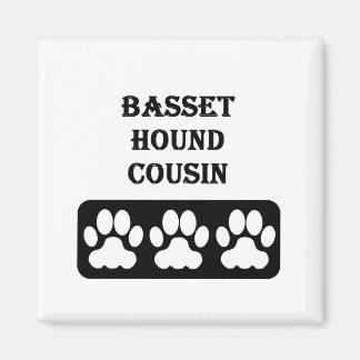 Basset Hound Kusin Magnet