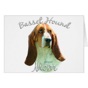 Basset Hound Mamma 2 Hälsningskort