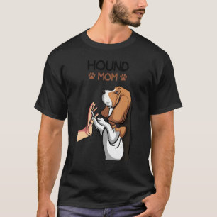Basset Hound Mamma Hund Mamma Women Girl T Shirt