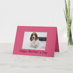 Basset Hound Mors dag-kort Kort