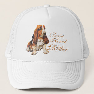 Basset Hound Mors dag Truckerkeps