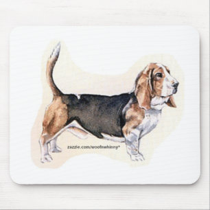 Basset Hound Mousepad Musmatta