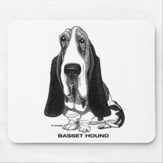 Basset Hound Mousepad Musmatta
