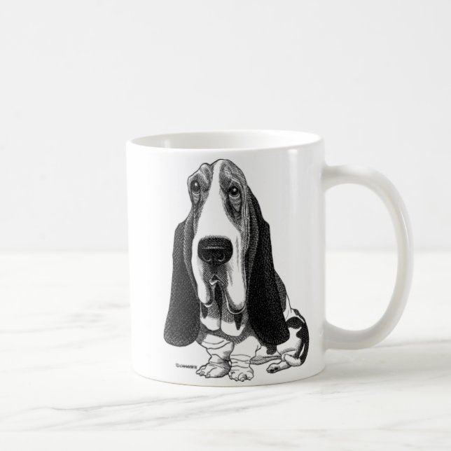Basset Hound Mugg (Höger)