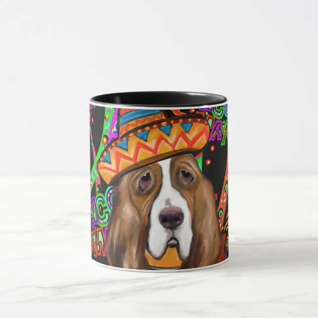 BASSET HOUND MUGG (Center)