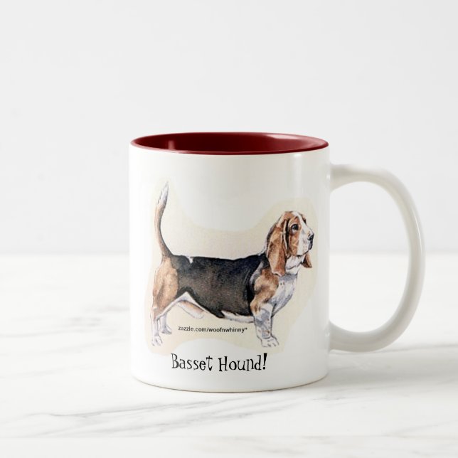 Basset Hound Mugg (Höger)