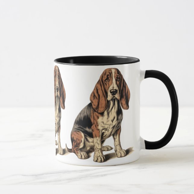 Basset Hound Mugg (Höger)