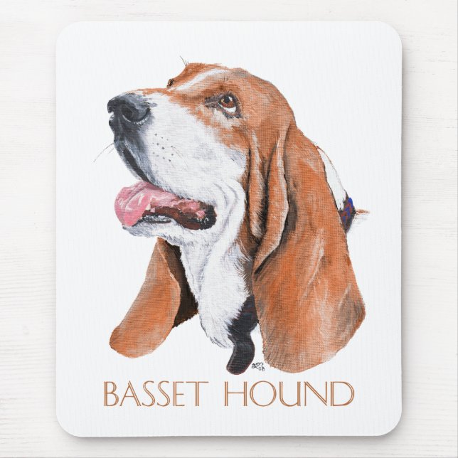 Basset Hound Musmatta (Framsidan)