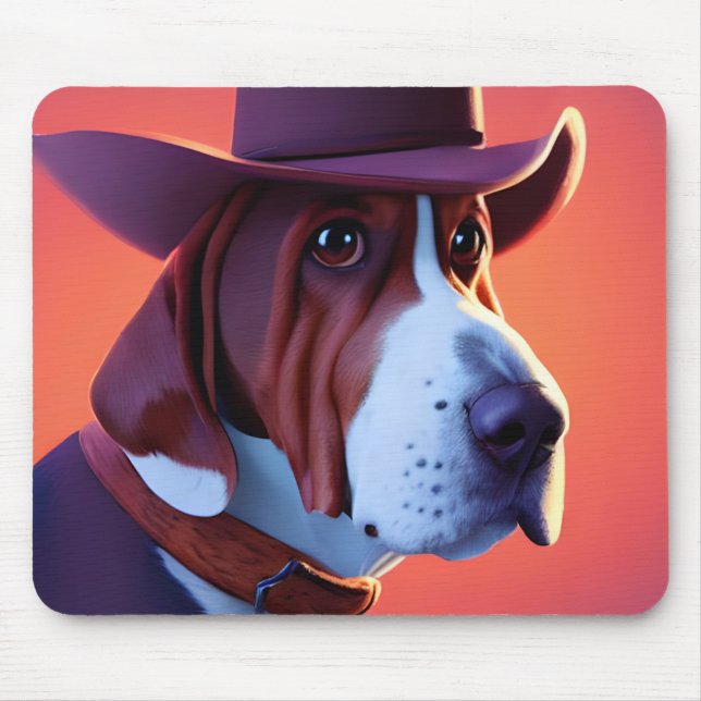 Basset Hound Musmatta (Framsidan)