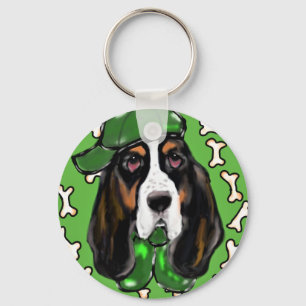 Basset Hound Nyckelring