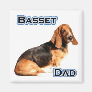 Basset Hound Pappa 4 - Magnet