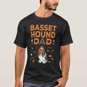 Basset Hound Pappa Funny Basset Hound Far Owner D T Shirt