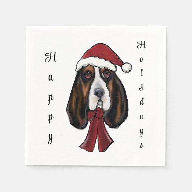 Basset Hound     Pappersservett (Framsidan)