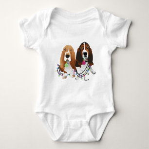 Basset Hound Peace Kärlek Joy juldesign T Shirt