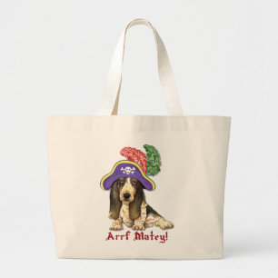 Basset Hound Pirat Jumbo Tygkasse