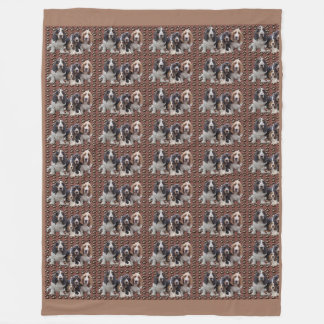 Basset Hound Plush Blankett Fleecefilt