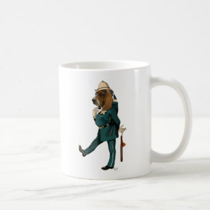 Basset Hound Policeman Kaffemugg