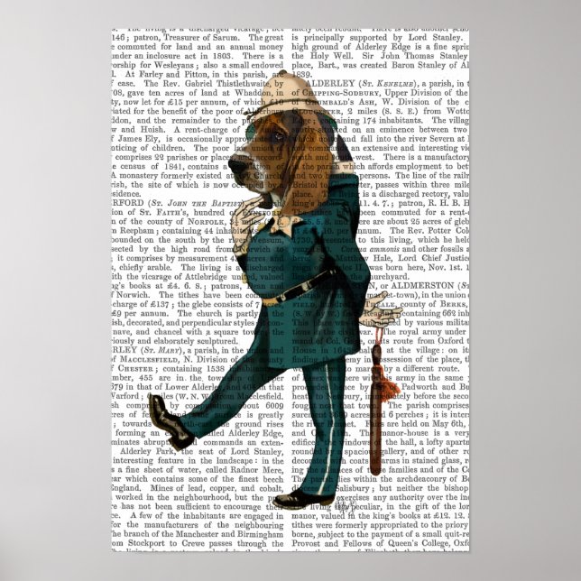 Basset Hound Policeman Poster (Framsidan)