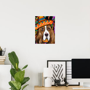 BASSET HOUND POSTER