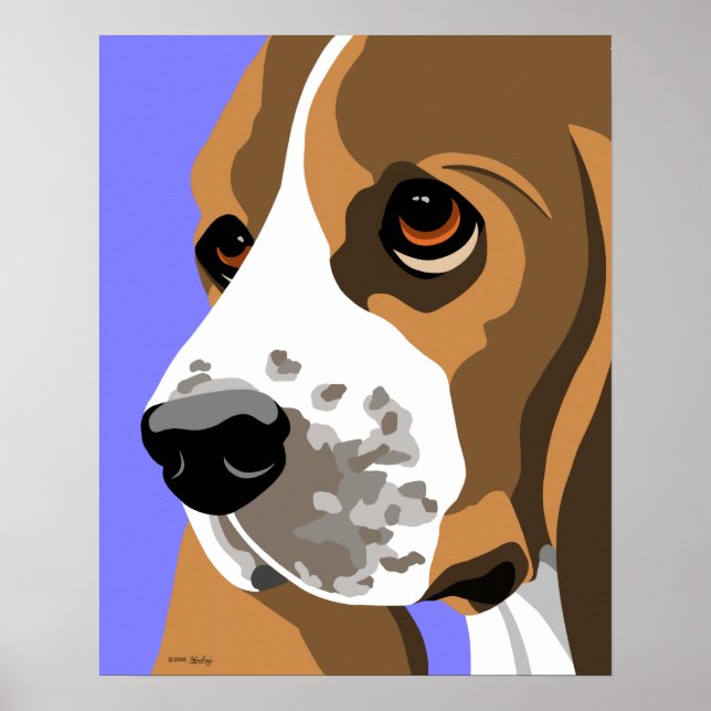 Basset Hound Poster (Framsidan)