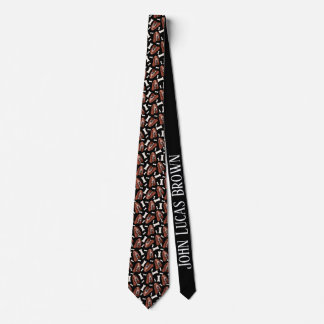 Basset Hound Print Neck Tie Slips