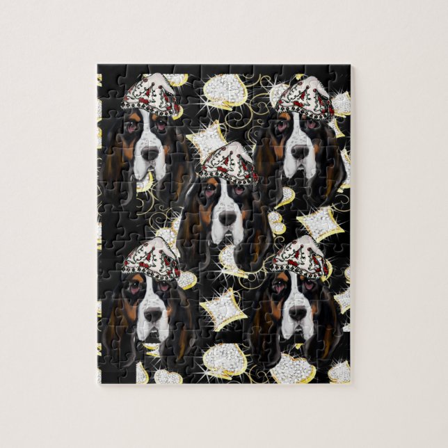 BASSET HOUND PUSSEL (Vertikal)