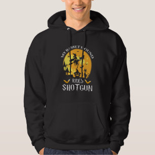 Basset Hound Rides Pistol Hund Hoodie