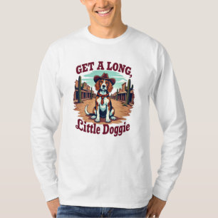 Basset Hound-skjorta, Comfort Färg, få ett långt t Shirt