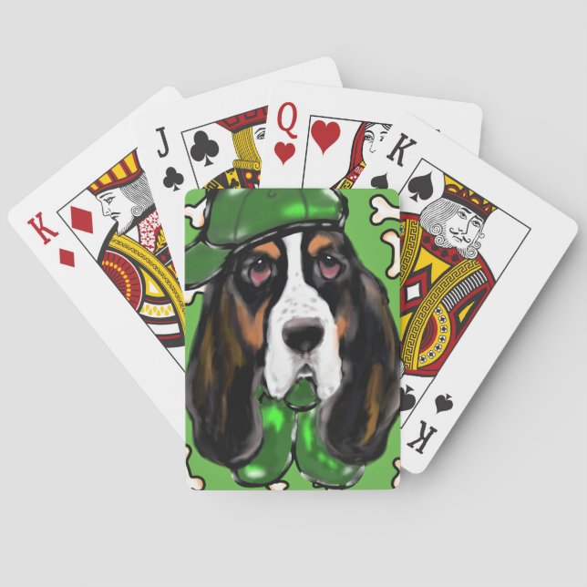 Basset Hound Spelkort (Baksidan)