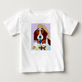 Basset Hound stjäl Julgubbens kakor T Shirt