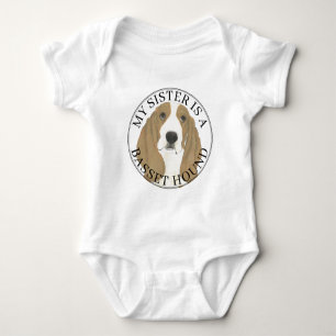 Basset Hound Stor syster T Shirt